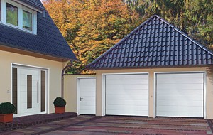 matching front door side door and garage doors